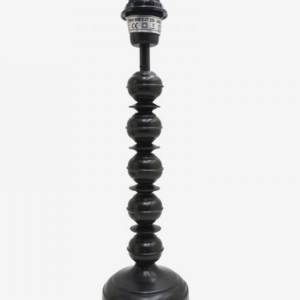 Black Iron Ball Table Lamp